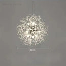 Modern dandelion crystal chandelier living room pendant light