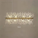 Modern dandelion crystal chandelier living room pendant light