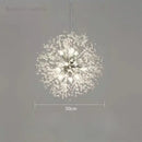 Modern dandelion crystal chandelier living room pendant light