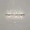 Modern dandelion crystal chandelier living room pendant light