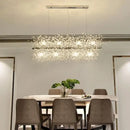 Modern dandelion led crystal chandelier for dining room decoration
