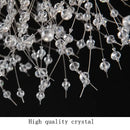 Modern dandelion led crystal chandelier for dining room decoration