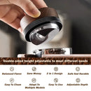 Modern dark brown espresso distribution tool kitchen tamper