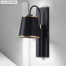 DecorBites™ Modern Metal Wall Lamp with Conical Shade - Wall Mounted Light Fixture for Living Room