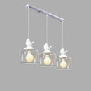 Modern decorbites bird led glass chandelier dining room light