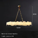 Modern decorbites brass marble ceiling chandelier dining room light