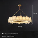 Modern decorbites brass marble ceiling chandelier dining room light