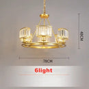 Modern decorbites copper crystal chandelier for dining room