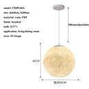 Modern decorbites cream moon led pendant chandelier for living room