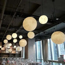 Modern decorbites cream moon led pendant chandelier for living room