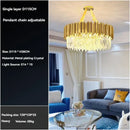 Modern decorbites crystal gold chandelier for living room ceiling