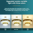 Modern decorbites crystal gold chandelier for living room ceiling