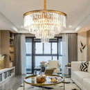 Modern decorbites crystal gold led chandelier for living room