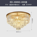 Modern decorbites crystal gold led chandelier for living room