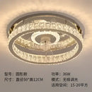 Modern decorbites crystal led ceiling fan bedroom light fixture