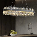 Modern decorbites crystal led chandelier living room pendant light