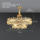 Modern decorbites crystal led chandelier living room pendant light