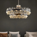 Modern decorbites crystal led chandelier living room pendant light