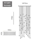 Modern decorbites crystal led chandelier living room pendant light