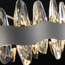 Modern decorbites crystal led chandelier living room pendant light