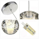 Modern decorbites crystal led chandelier living room pendant light