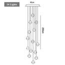 Modern decorbites crystal led chandelier living room pendant light