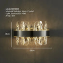 Modern decorbites crystal led chandelier living room pendant light