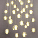 Modern decorbites crystal led chandelier living room pendant light
