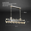 Modern decorbites crystal led chandelier living room pendant light