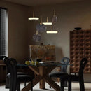 Modern decorbites deco wood and marble led chandelier dining room light