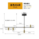 Modern decorbites designer black long chandelier dining room light