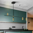Modern decorbites designer black long chandelier dining room light