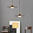 Modern decorbites flying saucer solid wood chandelier bedroom light