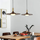 Modern decorbites flying saucer solid wood chandelier bedroom light