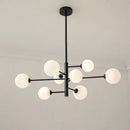 Modern decorbites glass brass chandelier for living room