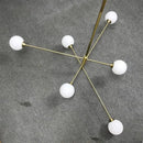 Modern decorbites glass brass chandelier for living room