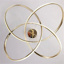 Modern decorbites gold ring led chandelier for dining room lighting