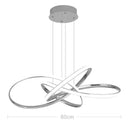 Modern decorbites gold ring led chandelier for dining room lighting
