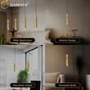 Modern decorbites golden led chandelier for dining room