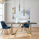 Modern decorbites golden led chandelier for dining room