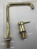 Modern decorbites gun grey rotating faucet kitchen sink tap