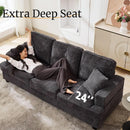 Modern Deep Seat Loveseat Couch for Comfortable Living