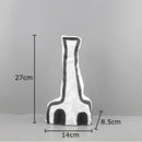 Modern design black and white abstract vase set bedroom decor