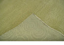 Modern Design Olive Hand loom 6x6 Square wool Area Rug