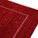 Modern Design Red Hand Loomed Wool Area Rug