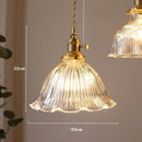 Modern diamond amber glass led pendant light for dining room