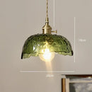 Modern diamond amber glass led pendant light for dining room