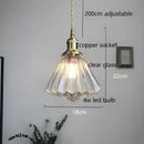 Modern diamond amber glass led pendant light for dining room