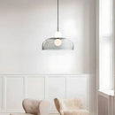 Modern double balls glass chandelier – kitchen pendant light