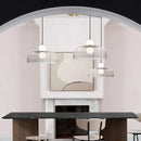 Modern double balls glass chandelier – kitchen pendant light